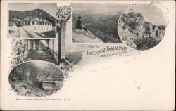 From the Tavern of Tamalpais, 2500 Feet Above the Sea Restaurants Postcard Postcard Postcard