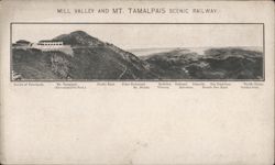 Mill Valley and Mt. Tamalpais Scenic Railway Railroad (Scenic) Postcard Postcard Postcard