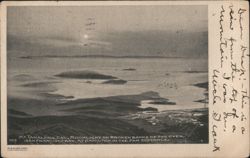 Moonlight on Broken Banks of Fog over San Francisco Bay California Postcard Postcard Postcard