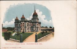 New County Court House, Bakersfield, CA California Postcard Postcard Postcard