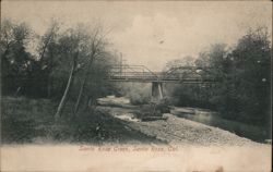 Santa Rosa Creek, Santa Rosa, CA Postcard