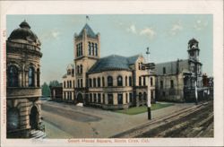 Court House Square, Santa Cruz, CA California Postcard Postcard Postcard