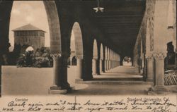 Stanford University Corridor Postcard