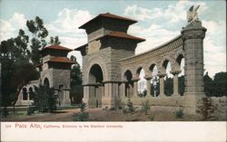 Entrance to Stanford University Palo Alto, CA Postcard Postcard Postcard