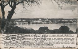 Stanford University from Menlo Heights Postcard