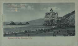 Cliff House and Seal Rocks, Ocean Beach Postcard