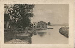 Bass Fishing Chautauqua Lake, NY Postcard