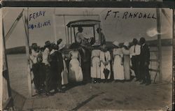 Ferry MO River Fort Randall 1915 Postcard