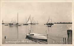 Stonington Harbor Postcard