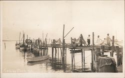 Fishing Dock Postcard