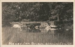 Manor inn Bridge Postcard