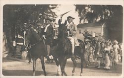 Colonial Riders, Stonington Battle Centennial Parade Connecticut Postcard Postcard Postcard