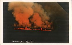 Mauna Loa Eruption - Hilo, Hawaii Postcard