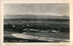 Panoramic View of City Hilo, HI Postcard Postcard Postcard