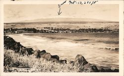 Hilo Bay and Snowcapped Mountains Hawaii Postcard Postcard Postcard