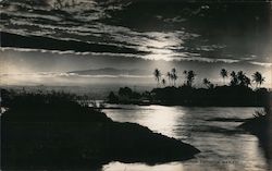 Sunset - Hilo, Hawaii Postcard