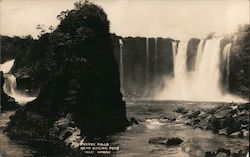 Peepee Falls Near Boiling Pots Postcard