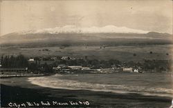 City of Hilo and Mauna Kea Postcard