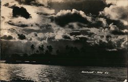 Sunset Over Hilo, Hawaii Postcard Postcard Postcard