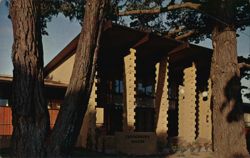 Canterbury Woods, Pacific Grove, CA - Main Entrance Postcard