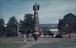 Army Ordnance 43,600 lb Bomb Aberdeen Proving Ground, MD Postcard Postcard Postcard