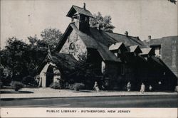 Public Library, Rutherford, NJ Postcard