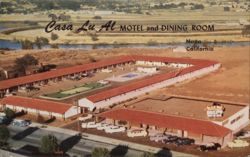 Casa Lu Al Motel and Dining Room Napa, CA Postcard Postcard Postcard