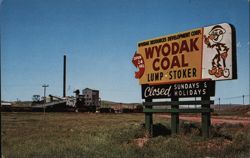 Wyodak Coal Mine, Gillette, Wyoming Postcard