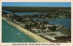 Aerial View of Hollywood-by-the-Sea, Florida Postcard Postcard Postcard