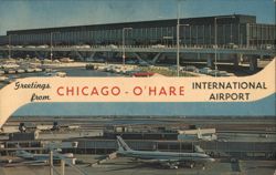 Chicago O'Hare International Airport Illinois Penrod Studio Postcard Postcard Postcard