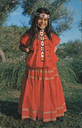 Little Miss Apache, San Carlos Reservation, Arizona Phoenix, AZ Western Ways Features Postcard Postcard Postcard