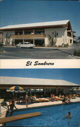 El Sombrero Motel, Miami Beach, Florida Postcard Postcard Postcard