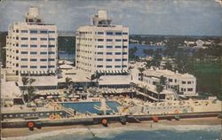 Sherry Frontenac Hotel, Miami Beach, Florida Postcard