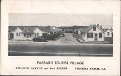 Farrar's Tourist Village, Atlantic Avenue and 10th Street Postcard