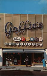 Goffin's Cards & Stationery, Rutherford NJ New Jersey Advertising Postcard Postcard Postcard