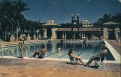 Garden Pool at the Boca Raton Hotel and Club Florida Postcard Postcard Postcard