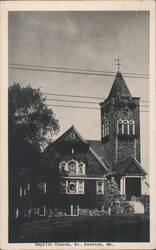 Baptist Church, North Berwick, ME Maine Postcard Postcard Postcard