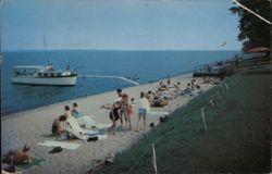 Gratiot Inn Beach, Port Huron, Michigan Postcard Postcard Postcard