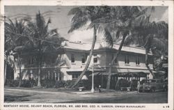 Kentucky House, Delray Beach, Florida Postcard Postcard Postcard