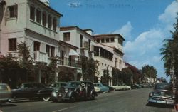 Worth Avenue, Palm Beach, Florida W. H. Hannau Postcard Postcard Postcard