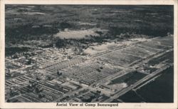 Aerial View of Camp Beauregard Postcard