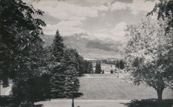 Union Printers Home, View from Hospital, Colorado Springs Postcard