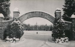 Union Printers Home, Colorado Springs, CO - Winter View Postcard