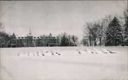 Union Printers Home, Colorado Springs, CO - Winter View Postcard