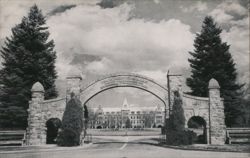 Union Printers Home Main Entrance, Colorado Springs Postcard