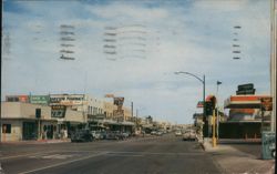 Main Street Barstow California Postcard