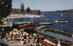 Lake Arrowhead Boat Landing, California Postcard