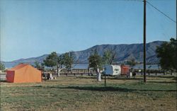 Camping on Lake Elsinore California Jack Green Postcard Postcard Postcard