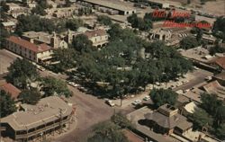 Old Town Albuquerque, New Mexico Aerial View Postcard Postcard Postcard