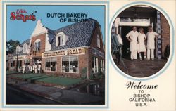 Schat's Dutch Bakery of Bishop, CA California Advertising Bill Kelsey Photography Postcard Postcard Postcard